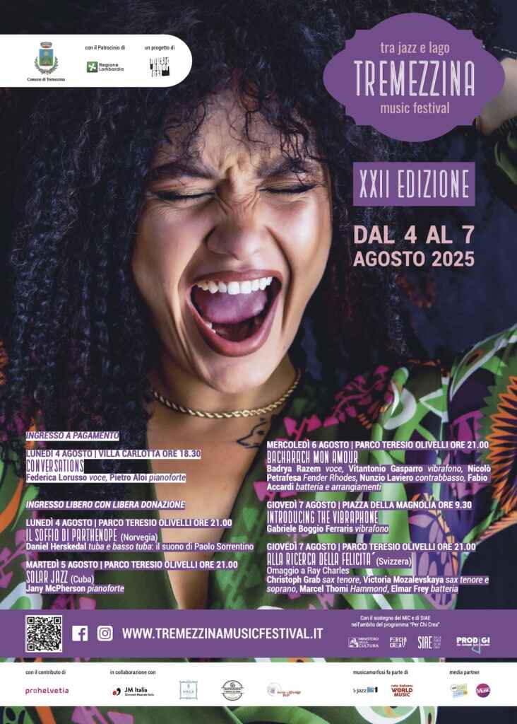 Dal 4 al 7 agosto la XXII edizione del Tremezzina Music Festival: jazz, ritmi cubani, suoni nordici ma non solo sul Lago di Como